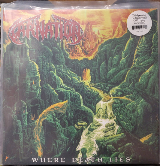 Carnation (3) : Where Death Lies (LP, Album, RE)