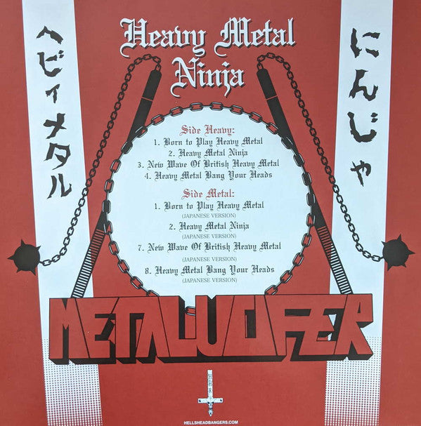 Metalucifer : Heavy Metal Ninja (LP, EP, Ltd, Whi)