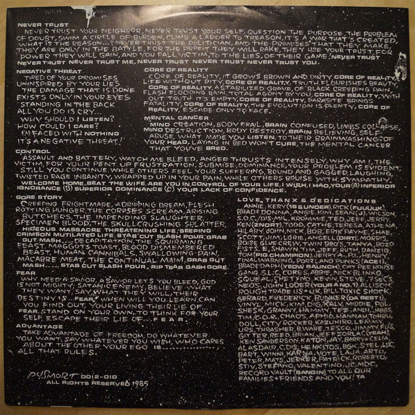 Septic Death : Now That I Have The Attention What Do I Do With It? (LP, Album)