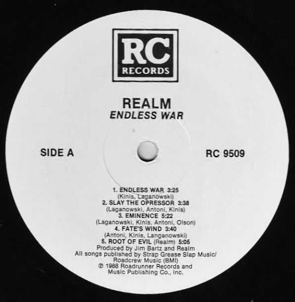 Realm (3) : Endless War (LP, Album)