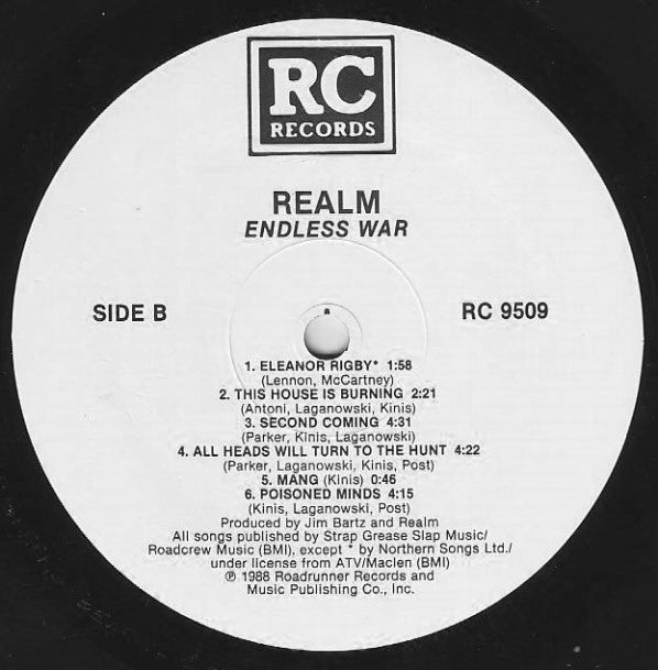 Realm (3) : Endless War (LP, Album)