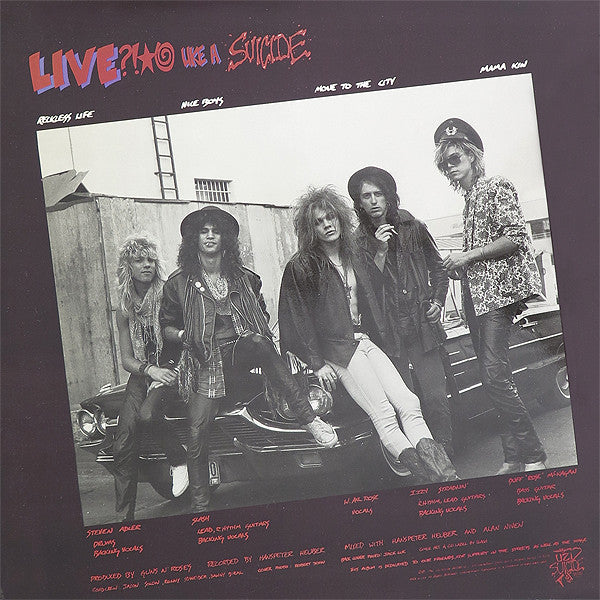 Guns N' Roses : Live ?!★@ Like A Suicide (12", EP, Red)